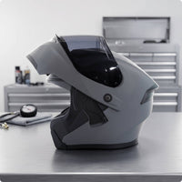 Matte Modular | Ventilated, Full Face Helmet with twin Visor, for City Commuting