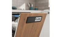 Dishwasher Indicator with Sliding Panel Sleek Dishwasher Clean Dirty Sign Magnetized Sliding Sign Easy to Read for Busy Families