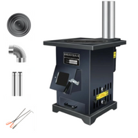 Cast iron dual-fuel stove, manual
