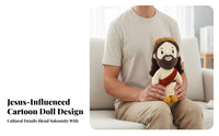 Jesus Doll Toy Soft Stuffed Doll Cute Design Stuffed Toy for Young Children