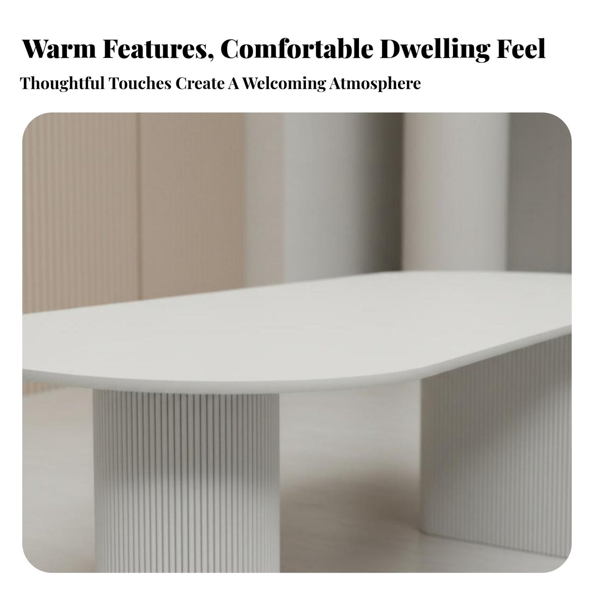 3 Pieces Scalloped rear Chair and Table Set Modern Design Reception Seating Easy to Clean Commercial Furniture for Salon Managers, Sales Office, Lobby