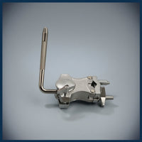 Adjustable Tom Holder with L-Rod Sturdy Tom Clamp Bracket Stable Hardware Long-Lasting for Percussionists, Practice Room
