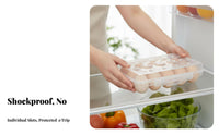 Shockresistant 6-ovum carrier holder shatter-resistantresistant Portable 6-ovum carrier holder Individual Compartments Kitchen Accessory Easy-Carry handle for tripers, outdoor mealkers, Home Cooks, Refrigerator, outdoor meal, Camping