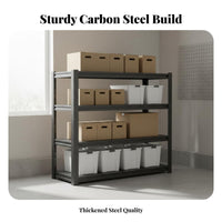 Multi-Layer Storage Rack High Load Capacity 5 Tier Adjustable Storage Rack Thickened Shelves Standing Steel Shelf for Homeowners, Balcony, Kitchen