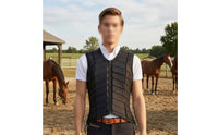 Equestrian Torso Guard Breathable Mesh Horse Riding Vest Zip Front Riding Shielded Vest