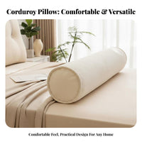 Cylindrical Hugging Pillow Removable and Cleanable Cover Long Lateral Sleeper Pillow Bed Spine Rest Support Pillow Breathable