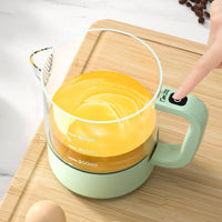 Built-in Strainer Automatic Rice Washing Cup Single-Press Operation Electric Egg Substitute Beater Pitcher High-Speed Engine for Baking