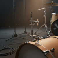 Cowbell Clamp Easy Install Drum Cowbell Mount Metal Percussion Rack Clamp for Percussionists