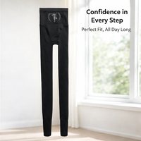 Fleece Lined Tights for Women with High Waist Control, Thermal Opaque for Winter Wear, Single Layer Design for Warmth