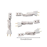 4 Pieces 1:12 Scale Dollhouse Connector Cable Easy Scene Wiring Dollhouse Lamp Power Supply Line Safe Use Miniature Light Connection Wire Long-Lasting Material