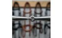 4-Loop Horse Bit Hand Polished Equestrian Gear Rust Resistant for Riding