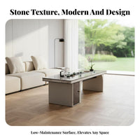 Table with Built-in Station Minimalist Design Household Furnishing Large Capacity Storage Dining Set for Hosts, Adults, Living Room, Balcony