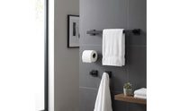 4 Pieces Wall-Mounted Bathroom Hardware Set Square Towel Bar Modern Coat Hook Rustproof for Homeowners