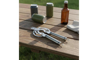 Multifunctional Bottle Opener Labor-Saving Versatile Bottle Opener Easy To Use Stainless Steel Lid Remover for Elderly, Restaurant, Camping