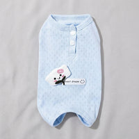 Cat Post Surgery Suit with Fasteners, Thin Body Suit After Surgery, Anti-Licking Spay Recovery Suit Female