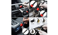 14 Pieces AllAll-in-1 Car Detailing Brush Set Multi-Purpose Auto Detailing Brush Set Versatile Car Wash Kit with Wash Glove and Towel Scratch-Safe for Home Garage