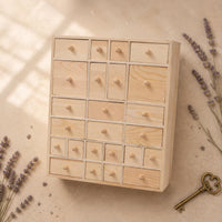 Wooden Drawer Organizer Multiple Drawers Wood Desktop Organizer Rectangular Small Drawer Storage Box