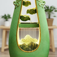 Feng Shui Water Feature Soothing Sound Cascading Waterfall Water Feature New Chinese Artistic Theme Cascading Waterfall Ornament for Living Room