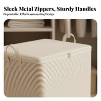 closureed Quilt Bag Large Capacity closureed Storage Tote Foldable for Families