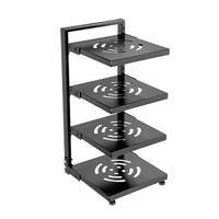 Multi-Layer Pot and Pan Shelf Easy Assembly Pots and Pans Organizer Heavy Duty Under Cabinet Shelf