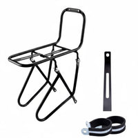 Mountain Bike Front Rack Steel Construction Front Bike Frame Luggage Rack Cycling Equipment Sturdy Duty Easy to Install