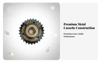 Mountain Bike Cassette Effortless Change Ing Multi-Speed Bike Freewheel Multi-Speed Freewheel Long-Lasting Cycle Cassette