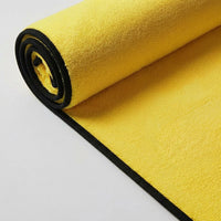 Double Sided Car Drying Towel and Coral Fleece Car Drying Towel, 32 Ply Gray and Yellow Car Cloth, Shedding Resistant Plain Weave for Detailing