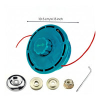 Trimmer Head with Threaded Mount Bump Feed Trimmer Head for Landscapers, Lawn Care, Garden Maintenance