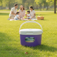Insulated Container with Ice Packs Lightweight Insulated Portable Chiller Portable Ices Box for Camping, Road Trips, Outdoor Travel