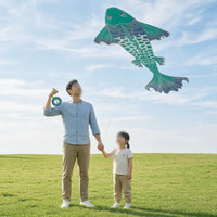 Streamlined Carp Kite Wide Fins Aquatic Kite Flowing Tail Flying Toy Sturdy