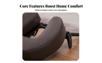 Foldable U-Shaped Face Pillow Bracket Ergonomic Design Massage Headrest Pillow Detachable for Home Users, Estheticians, Beauty Salon