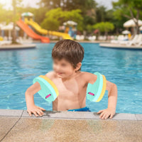2 Pieces Thickened EVA Arm Floaties High Buoyancy Children's Swim Armbands Long-Lasting Buoyant Arm Bands Safe and Firm for Children