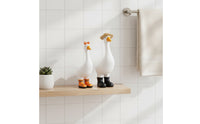 Tabletop Resin Goose Figurines Whimsical Goose Figurines with Boots Decorative Resin Bird Statues Farmhouse for Shelf, Entryway, Vanity, Bathroom Counter