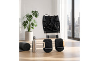 Foldable Pilates Reformer Board Automatic Flex System Pilates Board with Resistance Cords Compact for Fitness Enthusiasts, Small Areas, Living Room