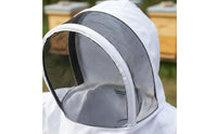 Overall Garment Full-Body Suit with Hood Elastic Bee Suit with Head Netting for Children, Young People, Backyard Hives, Farms