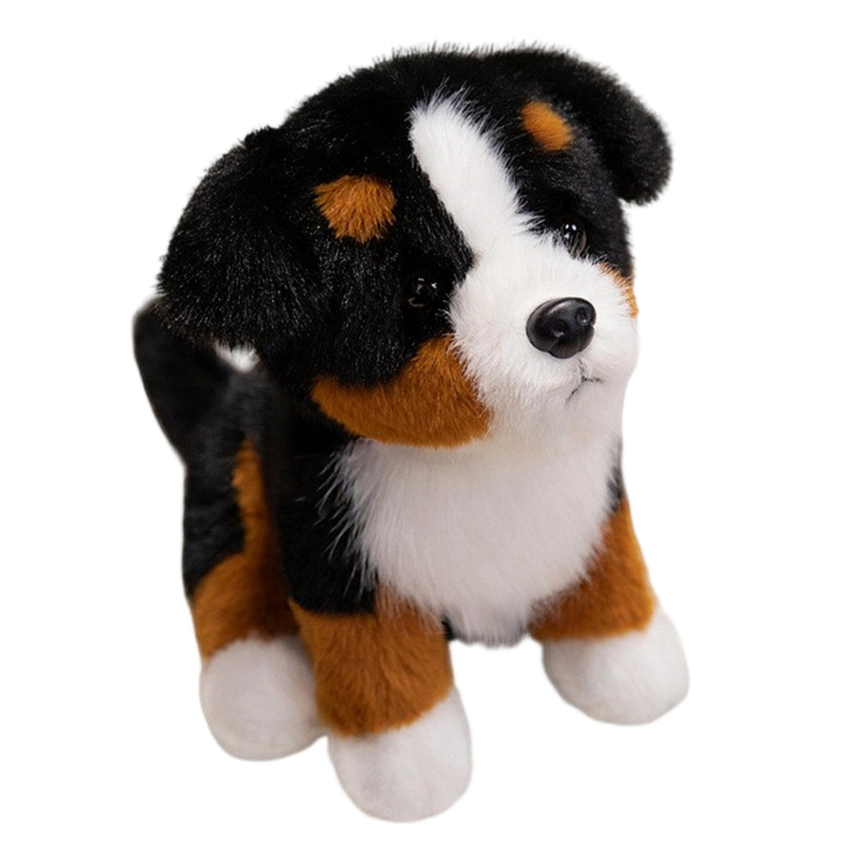Bernese Mountain Dog Stuffed Animal Bernese Mountain Dog Soft Toy Stuffed Toy Puppy with Floppy Ears for Kids