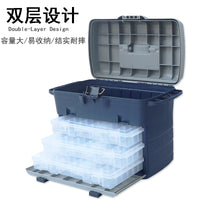 Multifunctional Large Fishing Tackle Box with Lure Storage