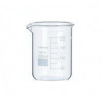 Flat Base Low Form Beaker Transparent Graduated Beaker