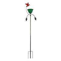 Bird Feeder with Stake Flower Bird Feeder Stable for Lawn