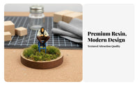 1:87 Sand Table Figure Collectible 1:64 Scale Miniature People Resin People Model High Intricate Miniature Resin Character