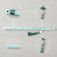 Imitation Jade Flute Beginner Crack-Resistant Piccolo Transverse Flute for Children Practice Musical Instrument Ancient Style Advanced Small Instrument