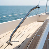 Curved Grab Bar 304 Stainless Steel Grab Handle Bathroom Handrail Polished Silver Handrail Oval Cylindrical for Wet Areas