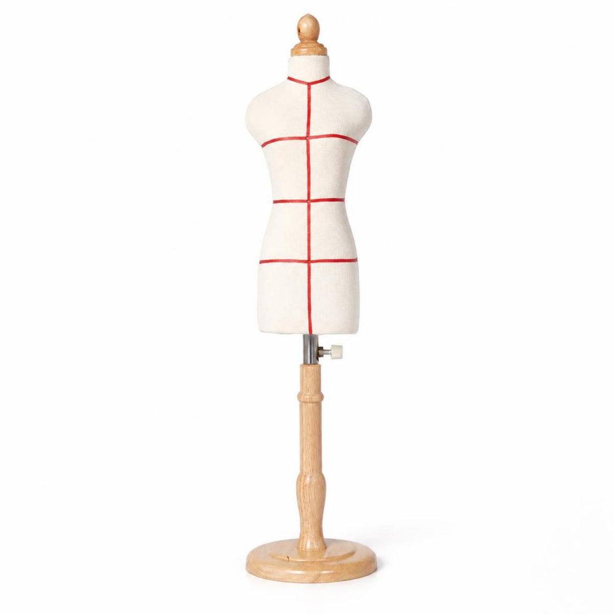 Miniature Dress Form Pin-Receptive Tabletop Dress shape/1/3 Size Mannequin Torso for Designers, Crafters