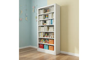 Floor Standing Bookshelf Heavy Duty Simple Iron Bookcase Large Capacity Multi-Tier Book Rack for Students, Kids, Study Room, Bedroom