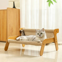 Raised Cat Lounge Lightweight Cat Sofa Cozy Kitty Lounge Chair Sturdy for Cats, Small Pets, Living Room