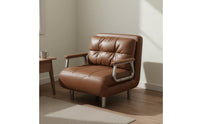 Folding Sofa Bed Space Saving Convertible Armchair Bed Easy to Convert Single Sleeper Chair for Small Areas, Study Room