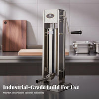 Manual Sausage Stuffer Commercial Grade Stainless Steel Sausage Filler