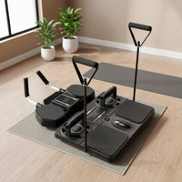 Pilates Reformer Full-Body Workout 3 in 1 Pilates Board Exercise Base for Beginners