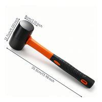 Rubber Mallet Non-Marring Installation Hammer Double-Faced for Home Improvement