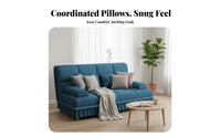 Fold-foldable Sofa Bed two-in-oneUse transformable Couch Foldable Design Indoor Furniture for Apartment Dwellers, Guests, Living Room, Small Spaces, Home Office